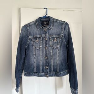 Silver denim jacket